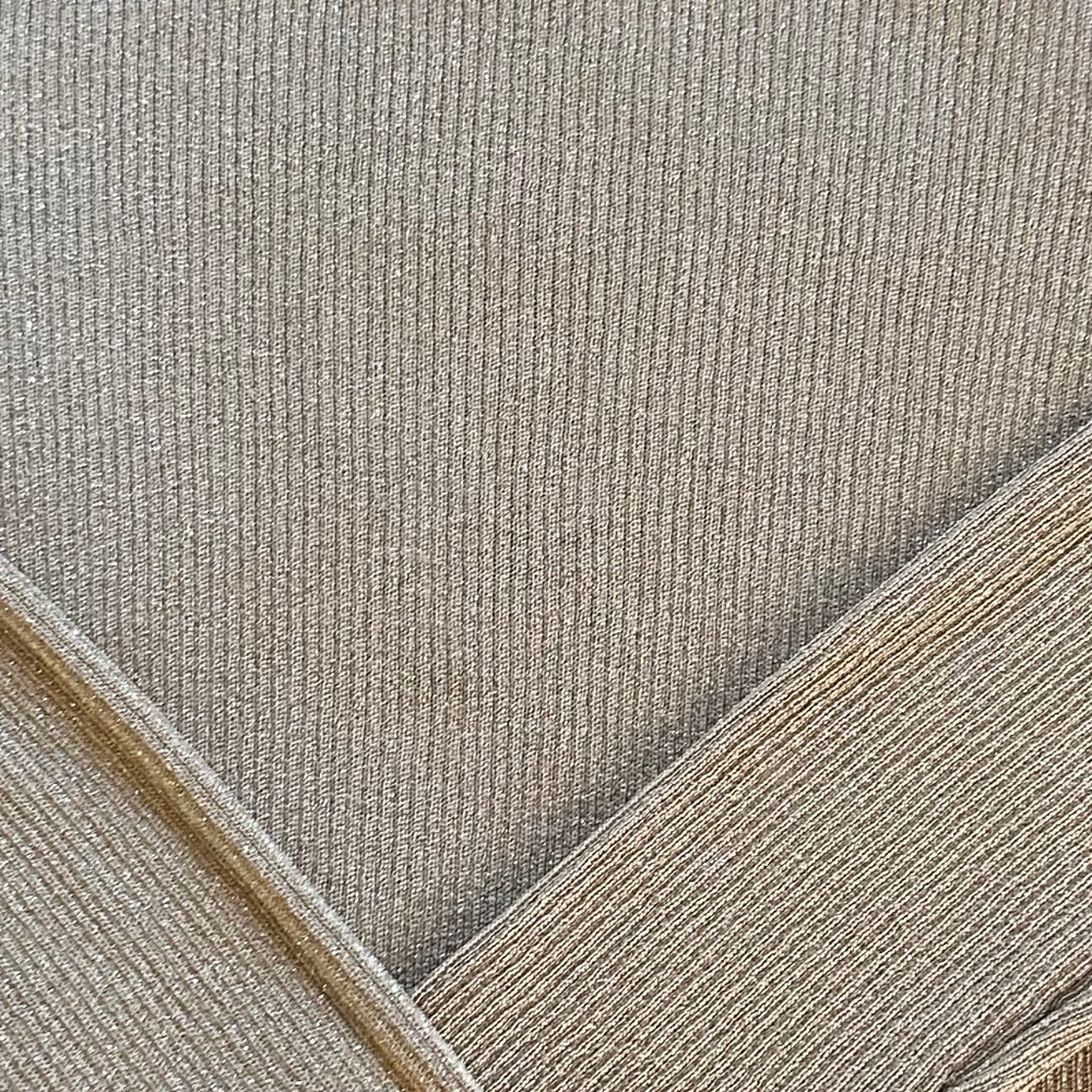 Lauren Ralph Lauren Gold Textured Classic Knit Turtleneck Size Large